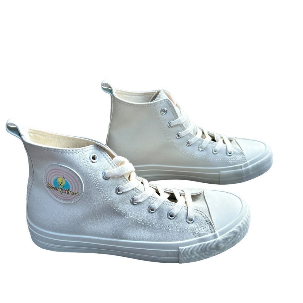 Looney Tunes Tweety High Top Sneaker Shoes - Picture 2 of 13